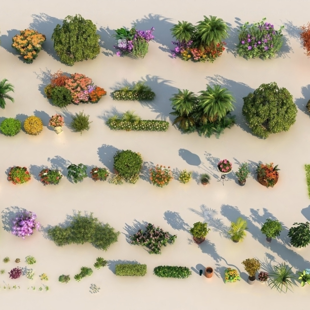 花草 灌木3D模型